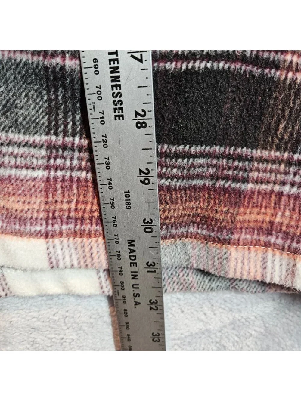 Kensie Women 1x Plaid Flannel lined Jacket Pockets Work gorpcore outdoor shacket